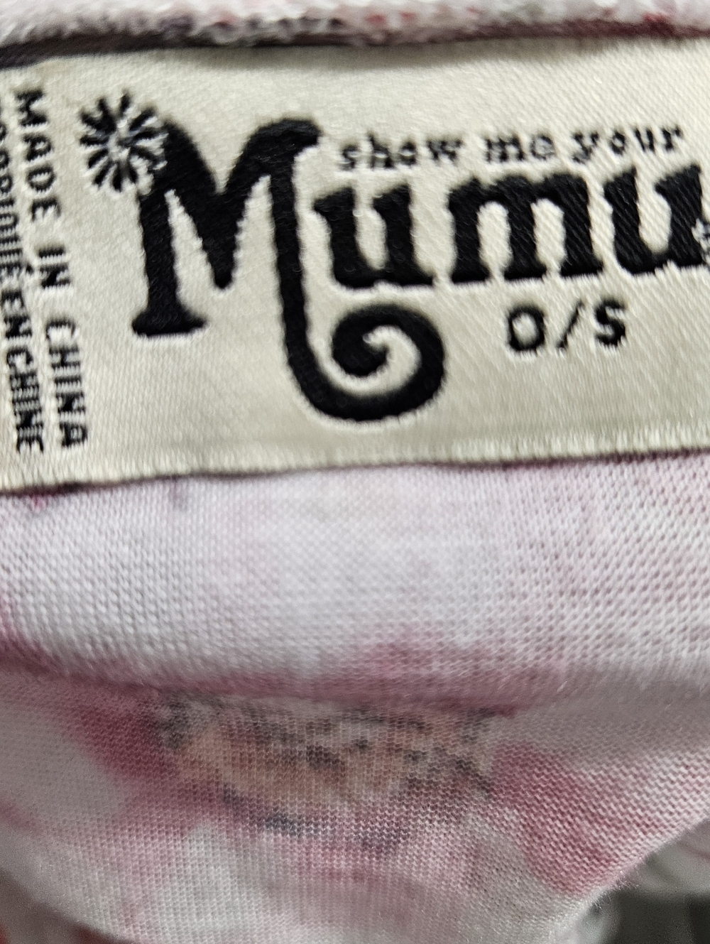 Show Me Your Mumu Floral Belted Robe/Kimono Garden of Blooms White Pink One Size - Picture 8 of 8